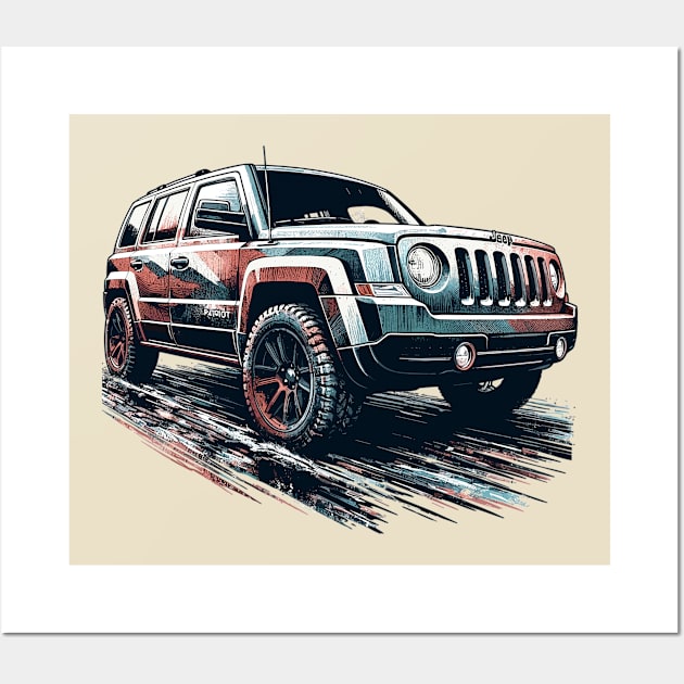 Jeep Patriot Wall Art by Vehicles-Art